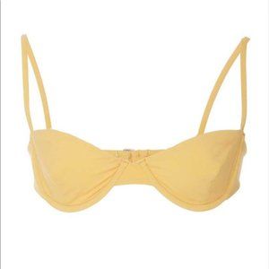 Anemone Swim VINTAGE MUSTARD BALCONETTE Bikini Top